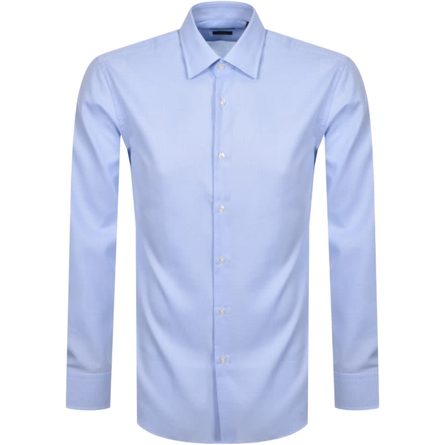 Alternative Image for ProductBOSS Jango Slim Fit Long Sleeve Shirt Blue1